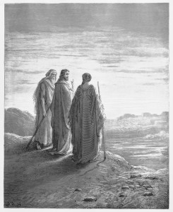 http://www.dreamstime.com/stock-photos-disciples-encounter-jesus-road-to-emmaus-picture-holy-scriptures-old-new-testaments-books-collection-image30190343